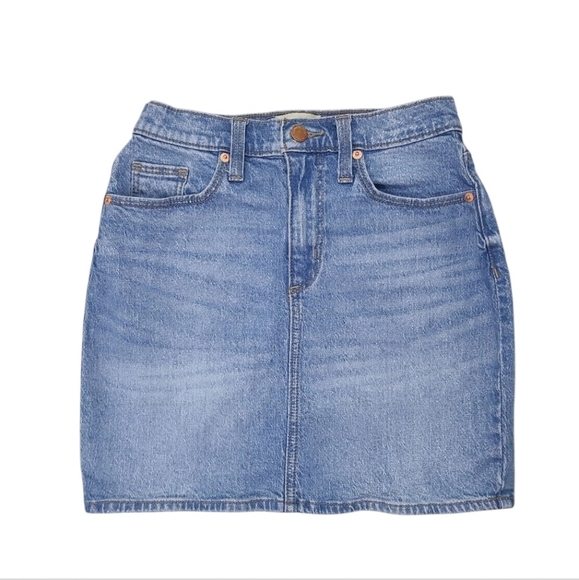 Mini Denim Blue Jean Skirt Size 00/24R - Picture 1 of 7